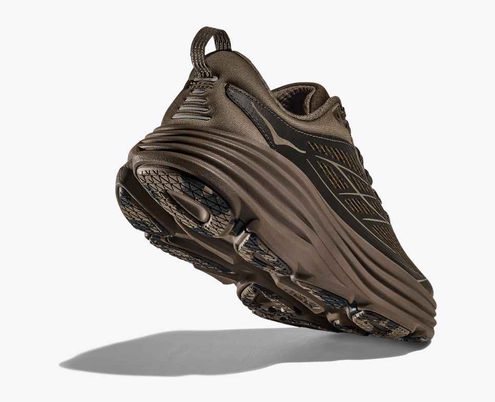 HOKA Stealth/Tech Bondi 8 Caged Umber / Deep Umber