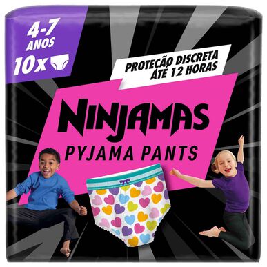 Dodot Baby Ninjamas Sydänvaippahousut 17-30 kg 10 kpl 10 kpl
