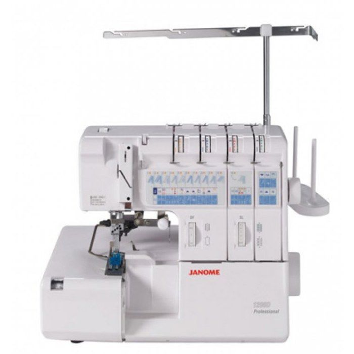 Máquina de overlock profissional Janome 1200D