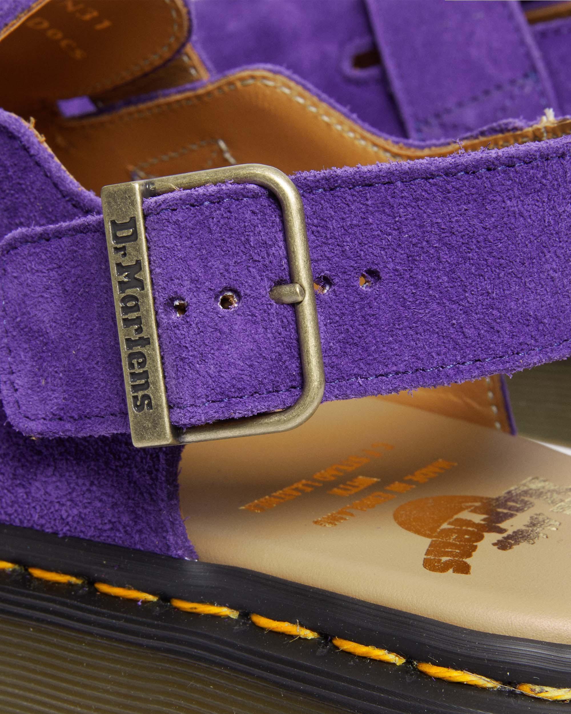 Jorge Made in England Suede Slingback Mules