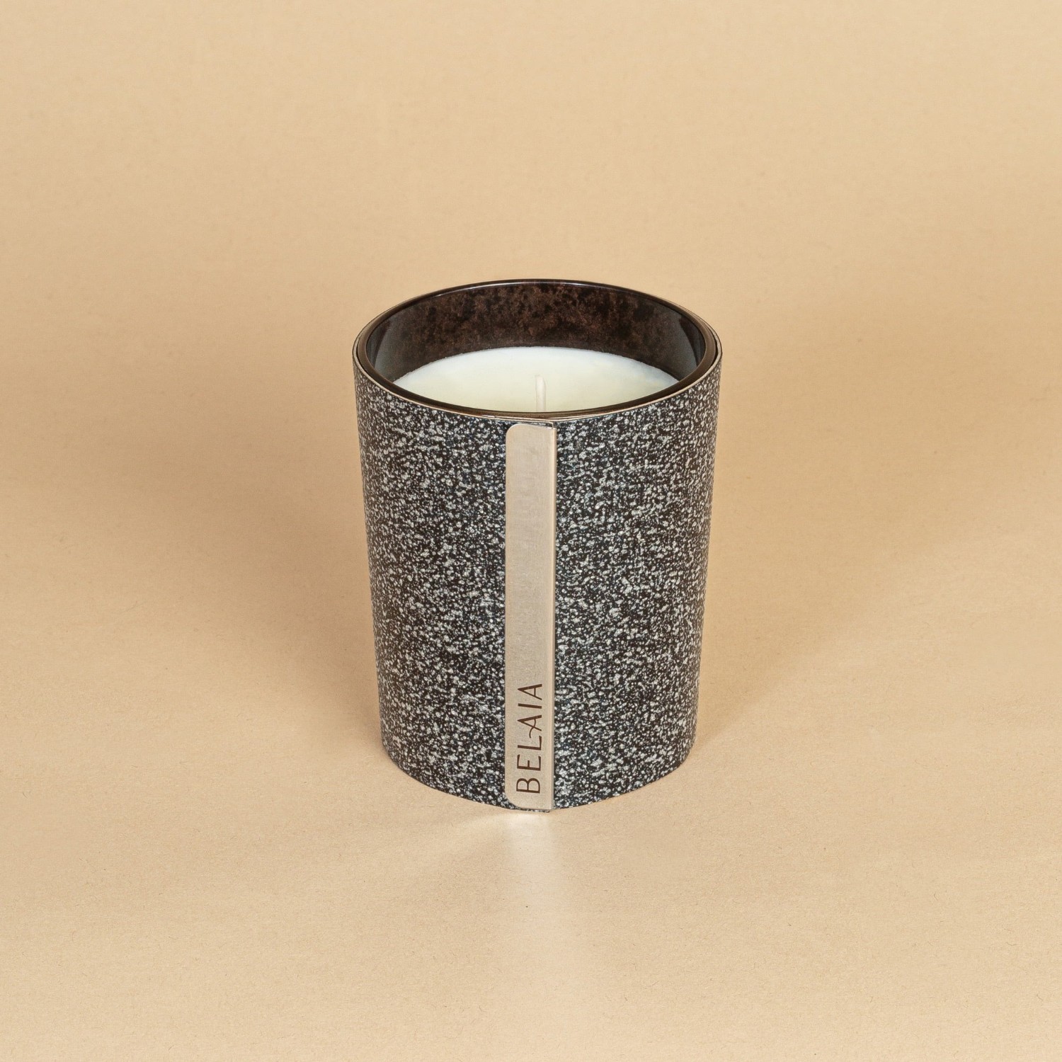 Belaia Fourreau Granite pour bougie 70 h
