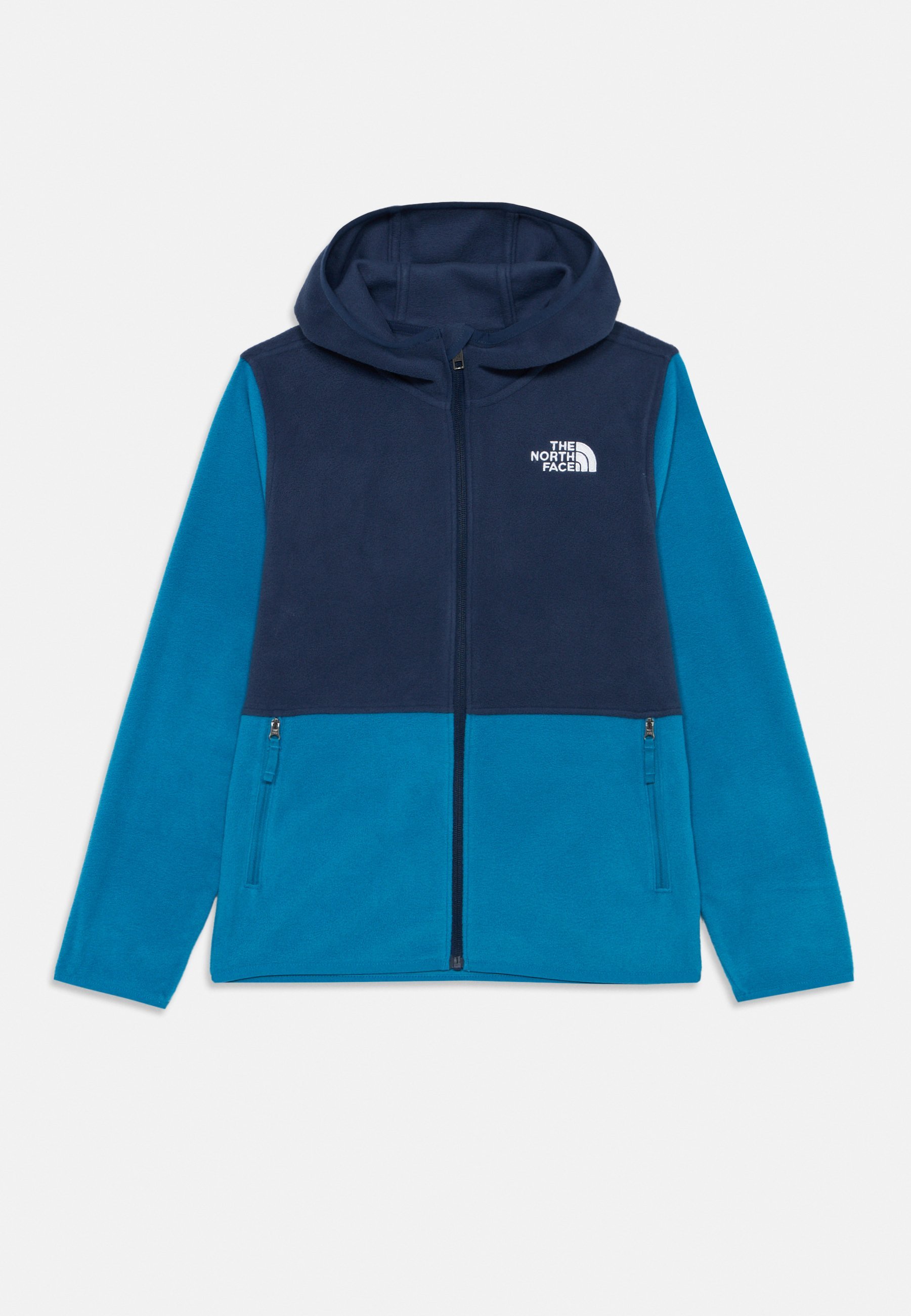 The North Face TEEN GLACIER HOODIE UNISEXE - Veste polaire - bleu crépuscule/bleu marine sommet