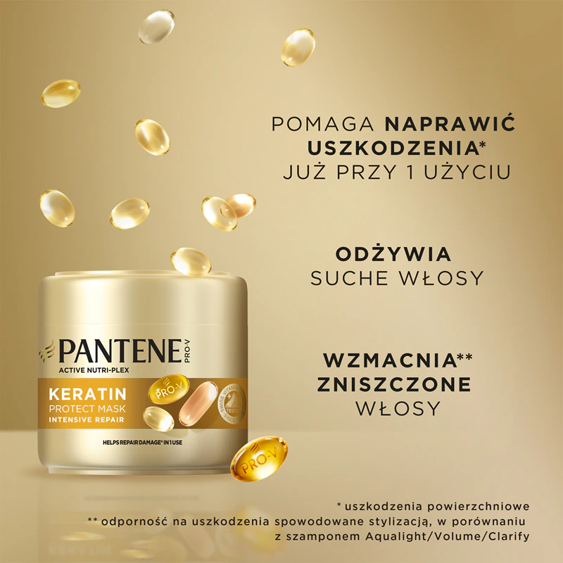 Pantene Pro-V Active Nutri Plex Intensive Repair regenerierende Haarmaske für trockenes und geschädigtes Haar