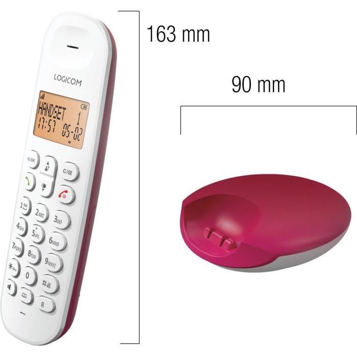 Schnurloses Festnetztelefon – LOGICOM – DECT ILOA 150 SOLO – Raspberry Pi – Ohne Anrufbeantworter