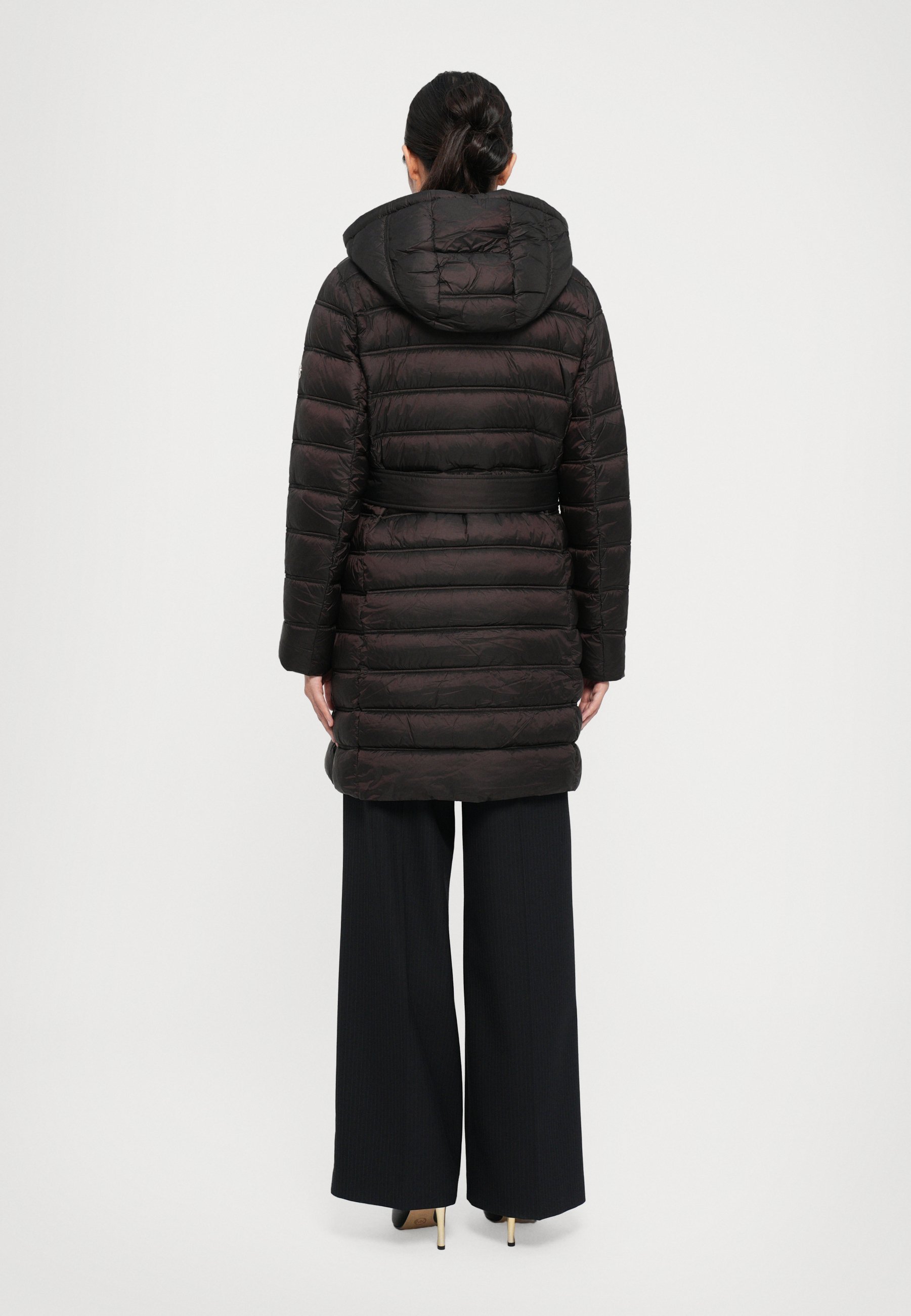 MICHAEL Michael Kors BELTED LONGLINE PACKABLE - Cappotto invernale - cioccolato