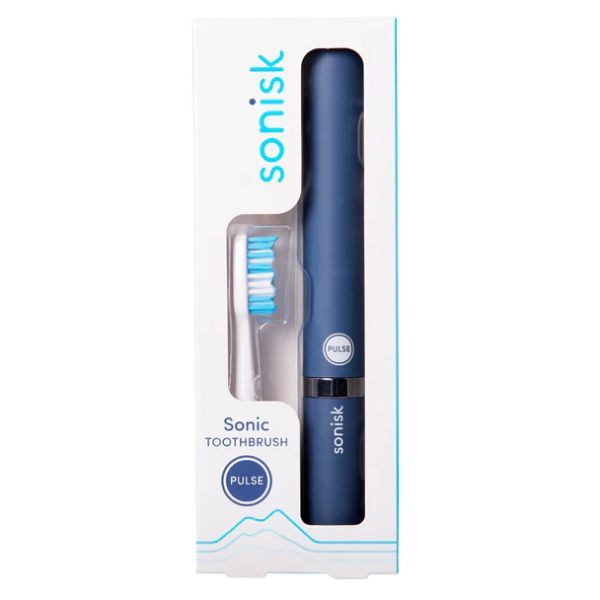 Spazzolino elettrico da viaggio Sonisk Pulse a batteria.