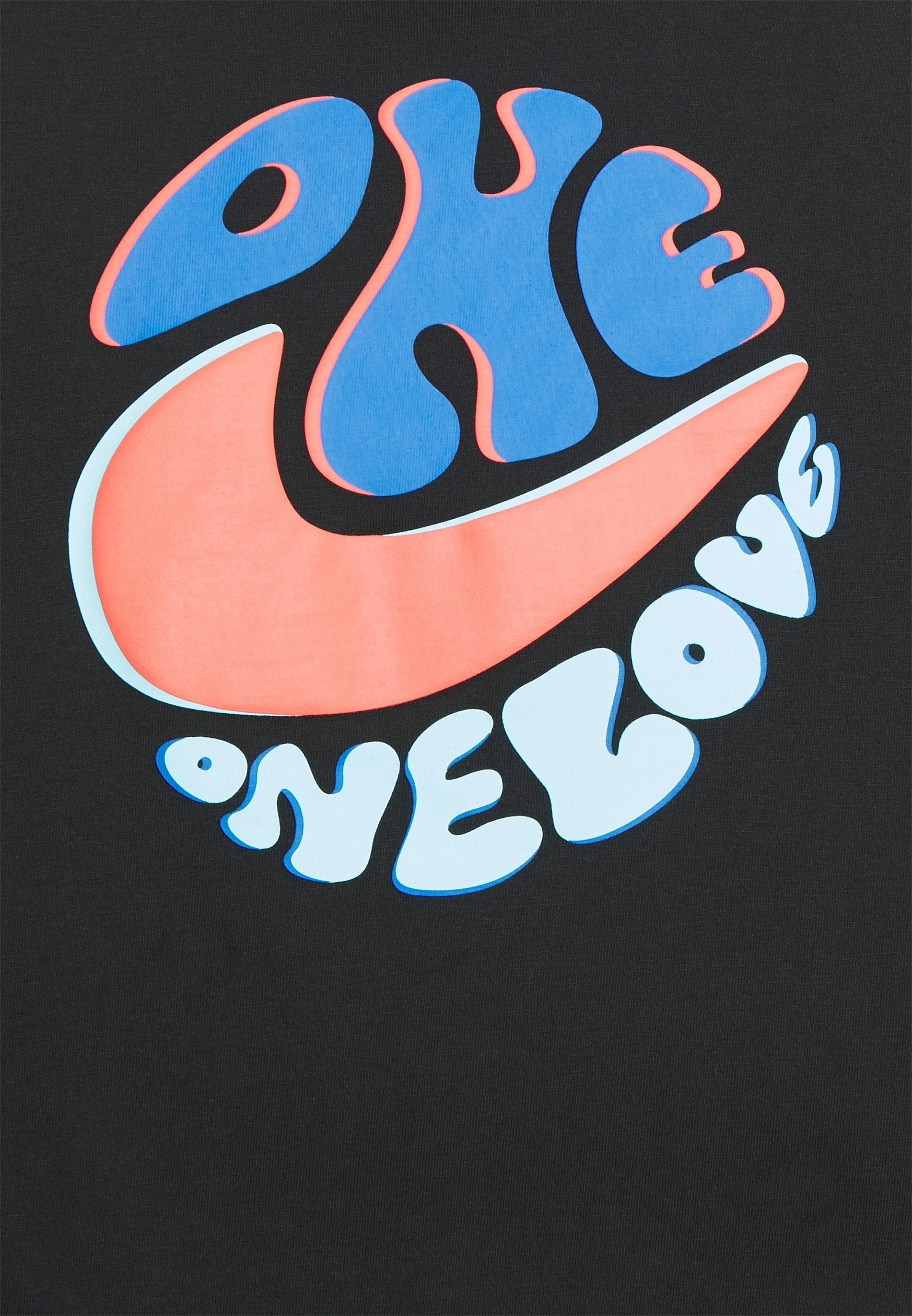 Nike Sportswear T-shirt met print - zwart