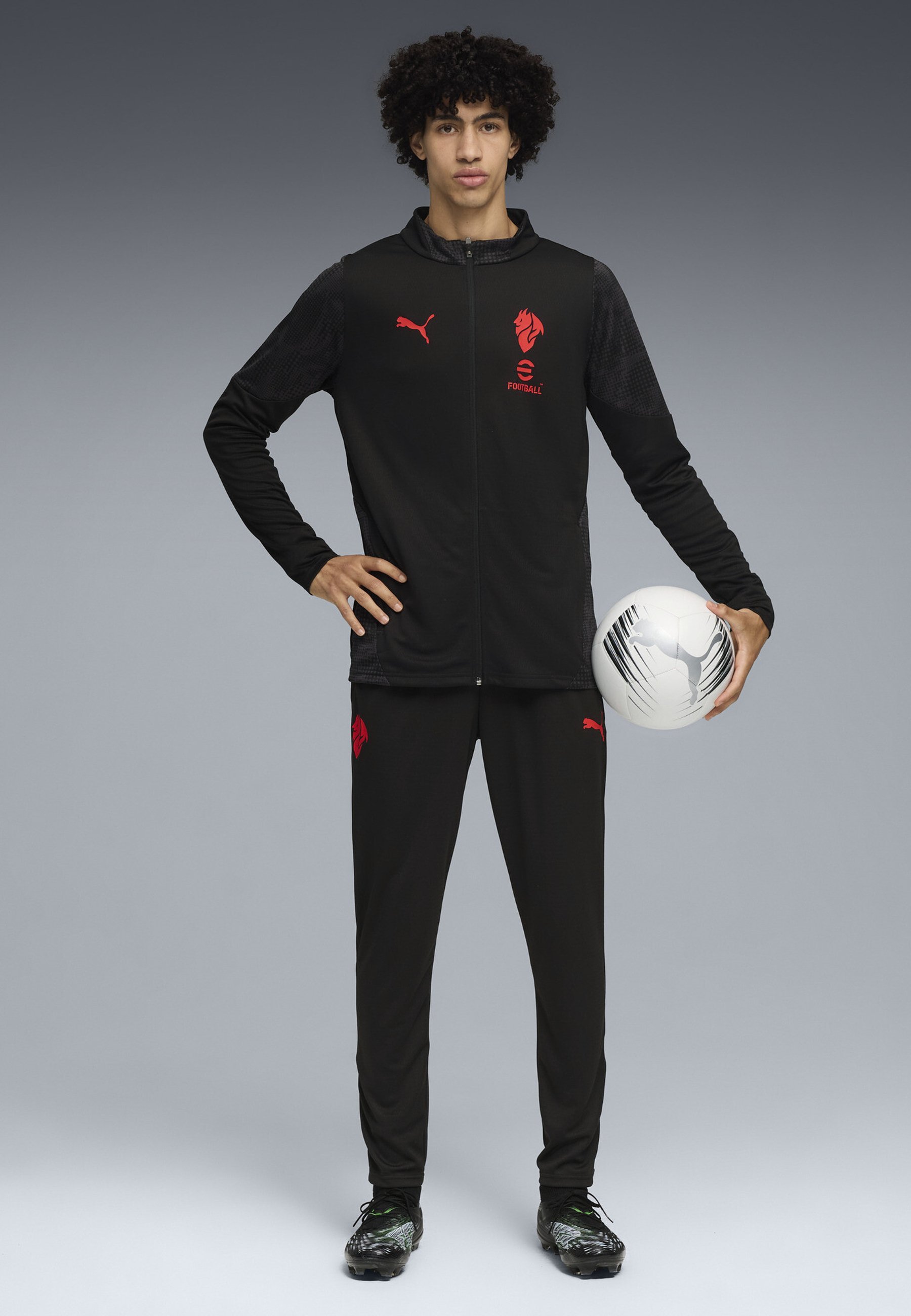 Puma ACM - Clubkleding - zwart voor alle tijden rood