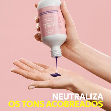 Wella Professionals Invigo Blonde Recharge šampūns - violets šampūns blondiem matiem spīduma uzlabošanai