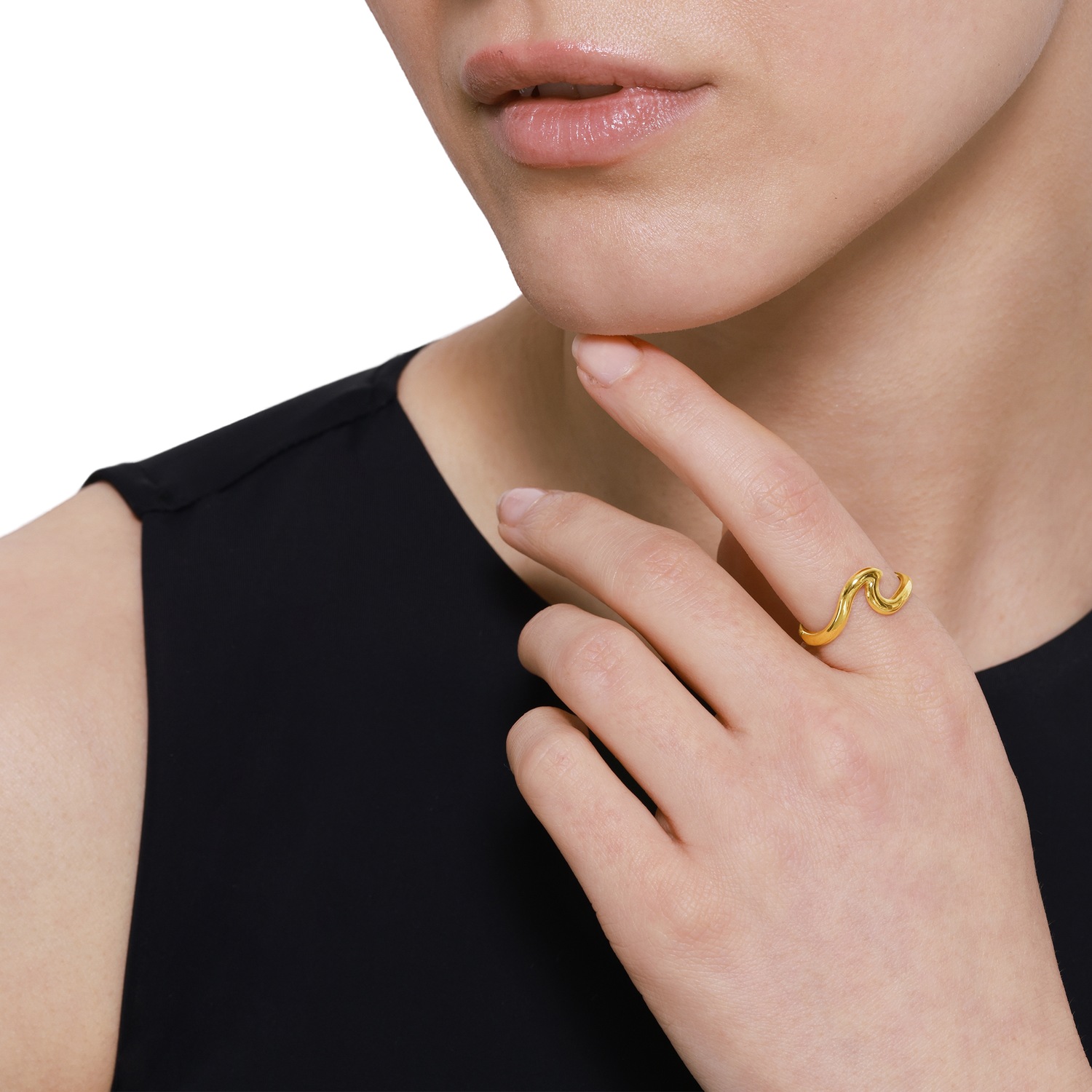 Heideman Bague Juven couleur or