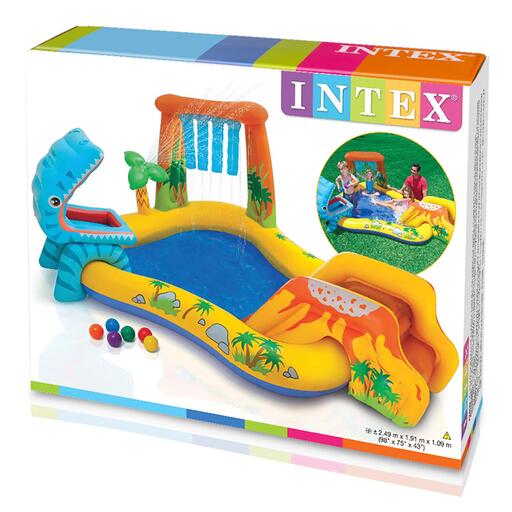 Piscine gonflable Dino
