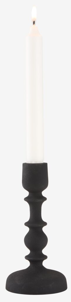 CASPAR svijećnjak Ø8xV16cm crni