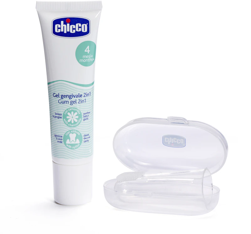 Kit de higiene bucal Chicco para bebês