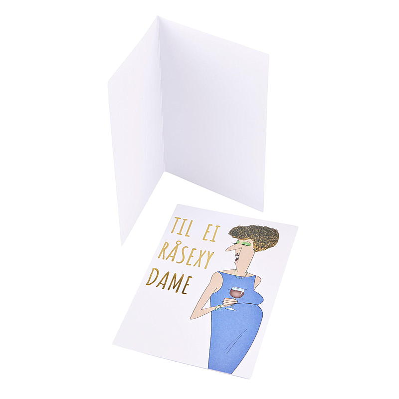 Kaart voor een sexy dame