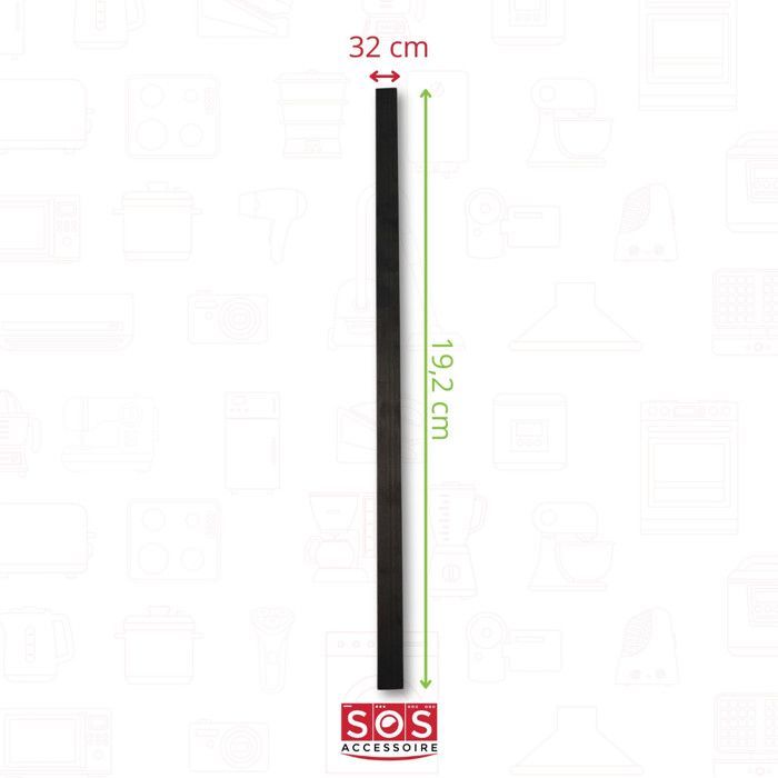 Paquete de accesorios SOS de 3 filtros de carbón (Kit AK204AE1) para campanas extractoras - 79X8361, AS0062457 DE DIETRICH, SAUTER, BRANDT, FAGOR, SANGIORGIO