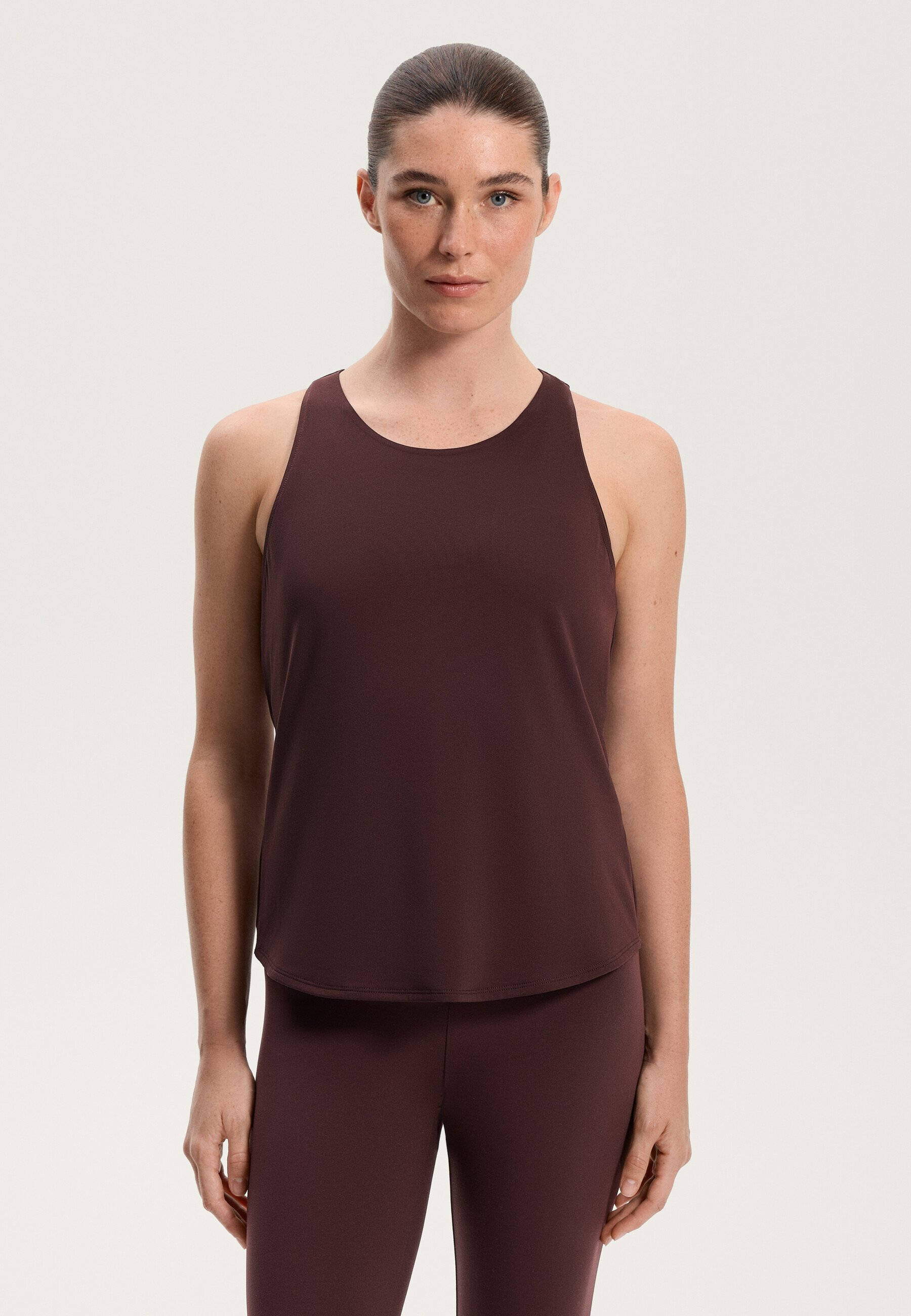 OYSHO CROSS-BACK COMFORTLUX - Oberteil - meliertes Braun