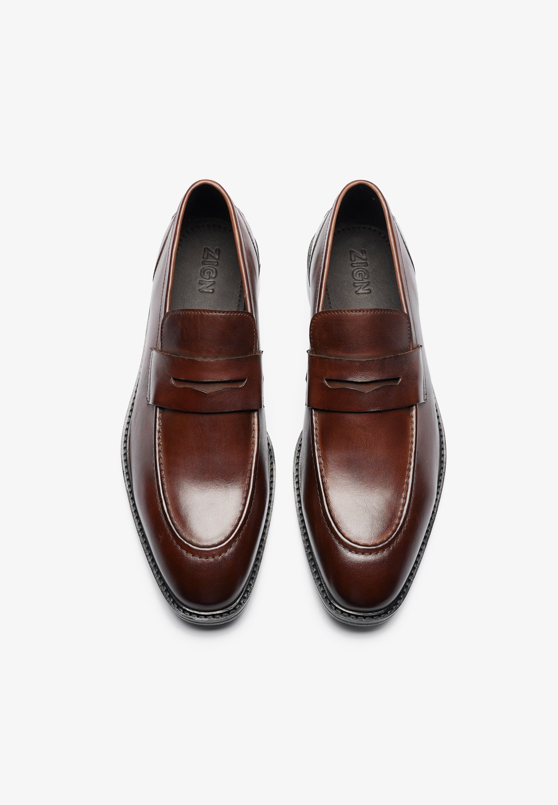Zign LEATHER - Mocassini - marroni
