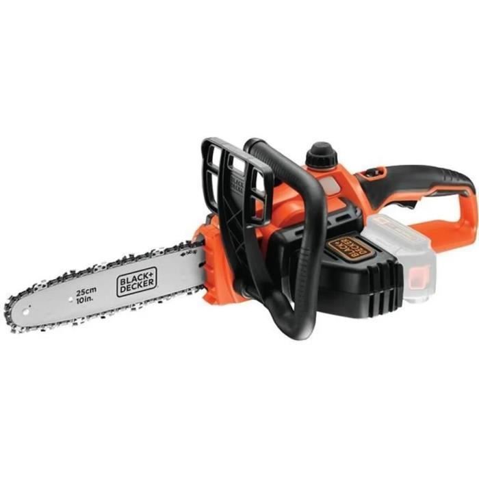 Motosierra eléctrica inalámbrica - BLACK&DECKER - GKC1825LB-XJ - 18V - 25cm - Batería no incluida