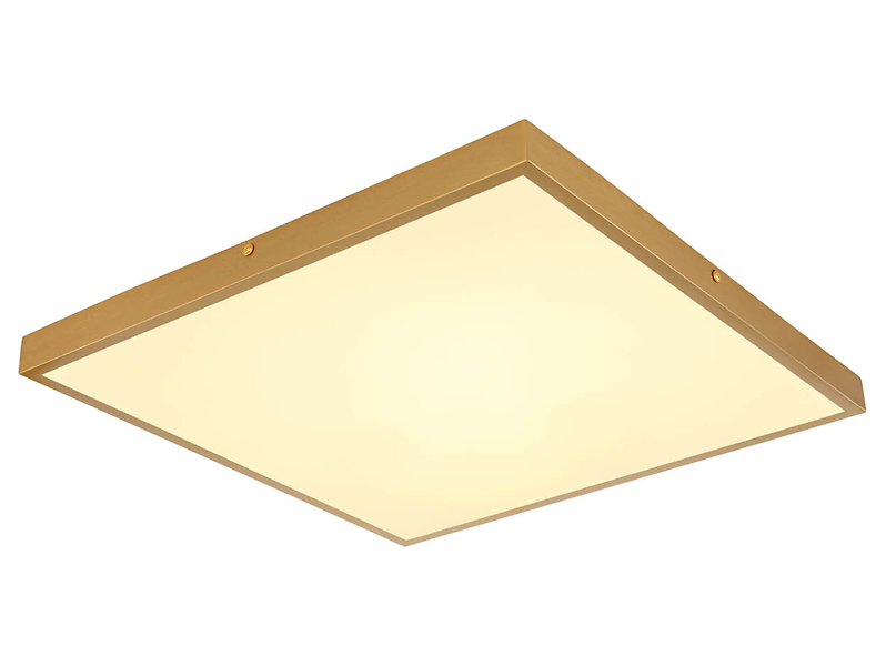 Plafon Tibey LED 45 cm metalowy złoty