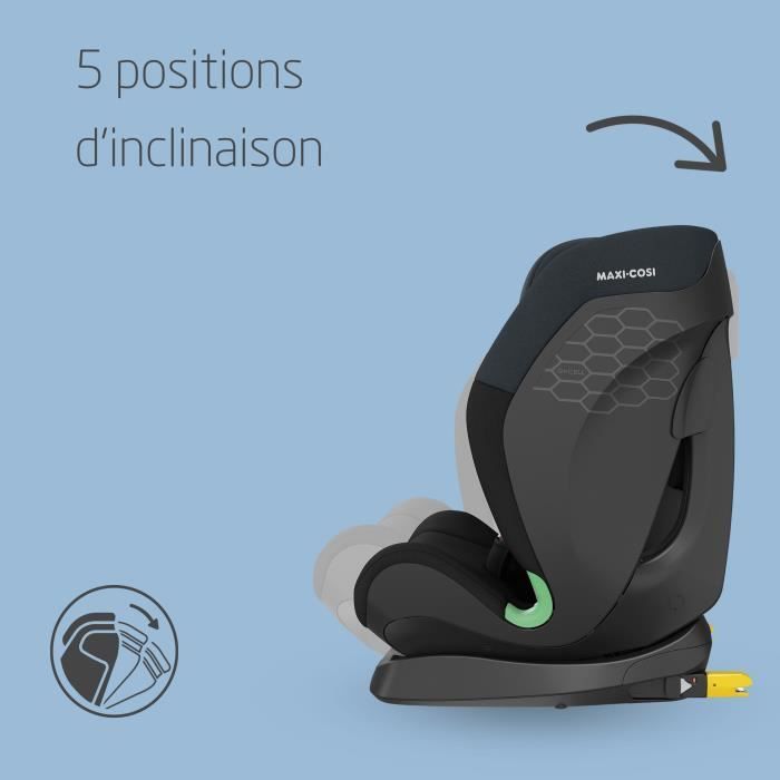 Silla de coche MAXI COSI Titan S i-Size, ISOFIX, de 15 meses a 12 años, 76-150 cm, protección G-CELL, arnés de seguridad de 5 puntos, color negro.