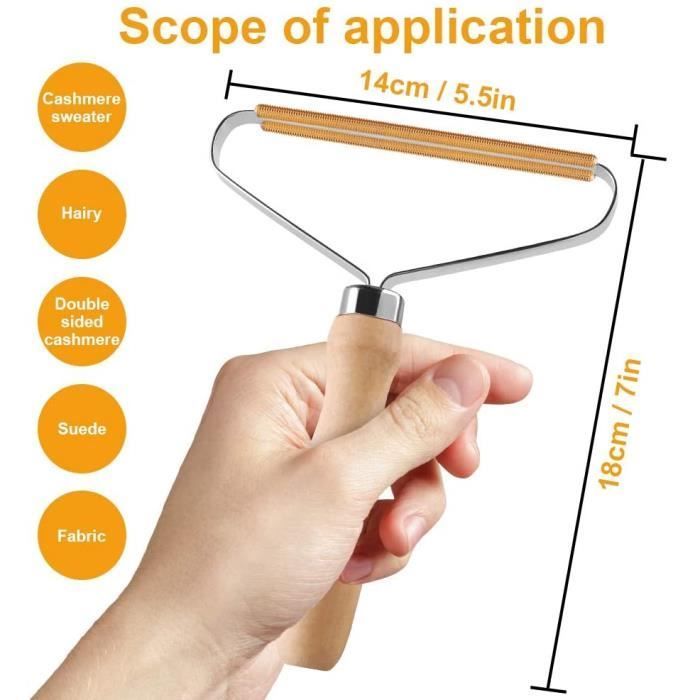 Rasoir Anti Bouloche - Multifonctionnel - Nettoyage sans résidu - Portable