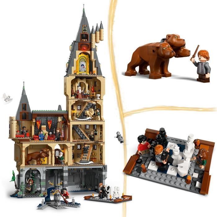 LEGO Harry Potter 76454 Castello di Hogwarts: La Torre Principale - Giocattolo per ragazzi dai 10 anni in su