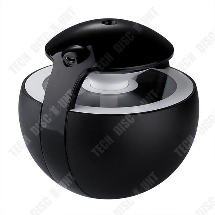 Umidificador de ar - TD® - Moderno - Preto - Aromaterapia - Bem-estar