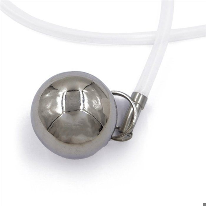 4 flotadores de bola para barril de cerveza, flotador de acero con tubo de silicona, accesorios de limpieza de barriles, válvula