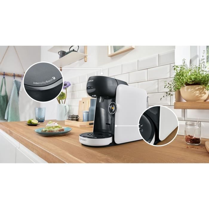 Cafetera multifunción - BOSCH - TASSIMO - T16 Finesse blanca - 1400 W