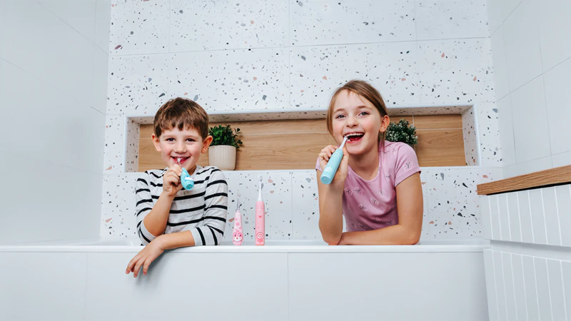 Escova de dentes elétrica sônica Concept Kido Smile ZK3020 para crianças