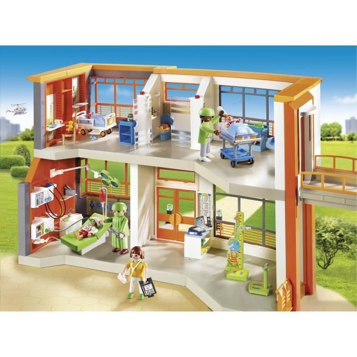 PLAYMOBIL - Ospedale pediatrico arredato 6657 - Vita in città