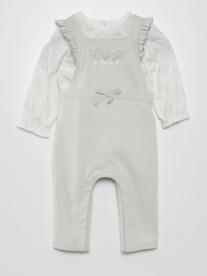 Fleece overall - GROEN