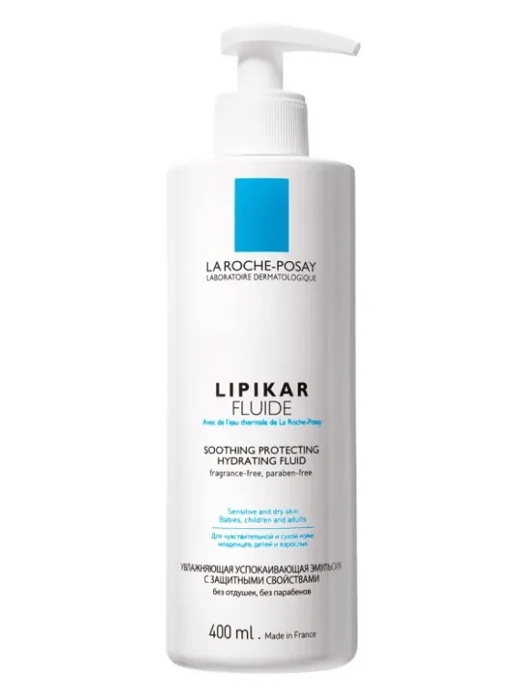 LA ROCHE POSAY La Roche Posay Lipikar Fluid 400 ml Hydraterende vloeistof voor de droge huid