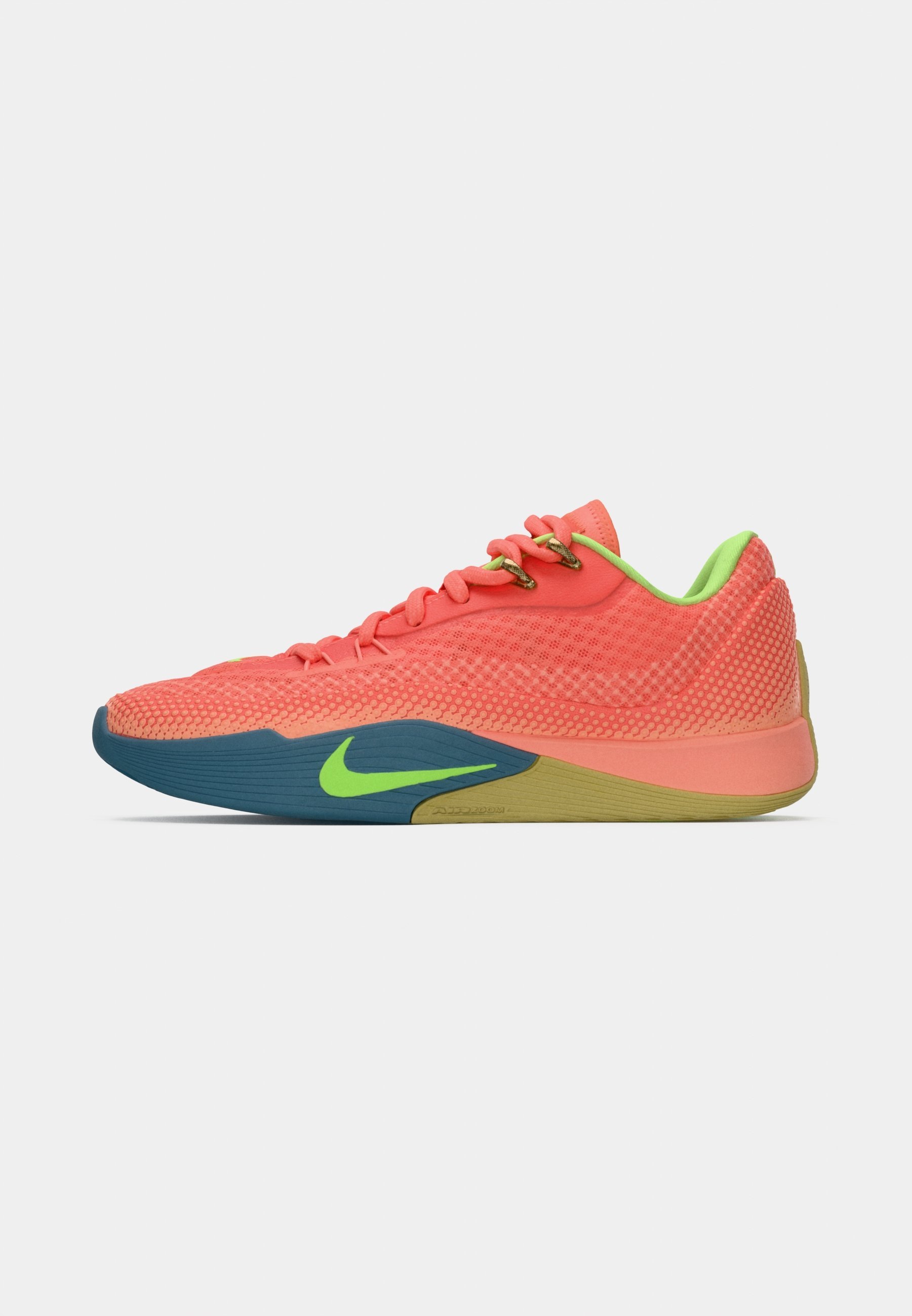 Nike Performance ST FLARE - Scarpe da basket - colore: mango chiaro/verde lime acceso/rosa atomico