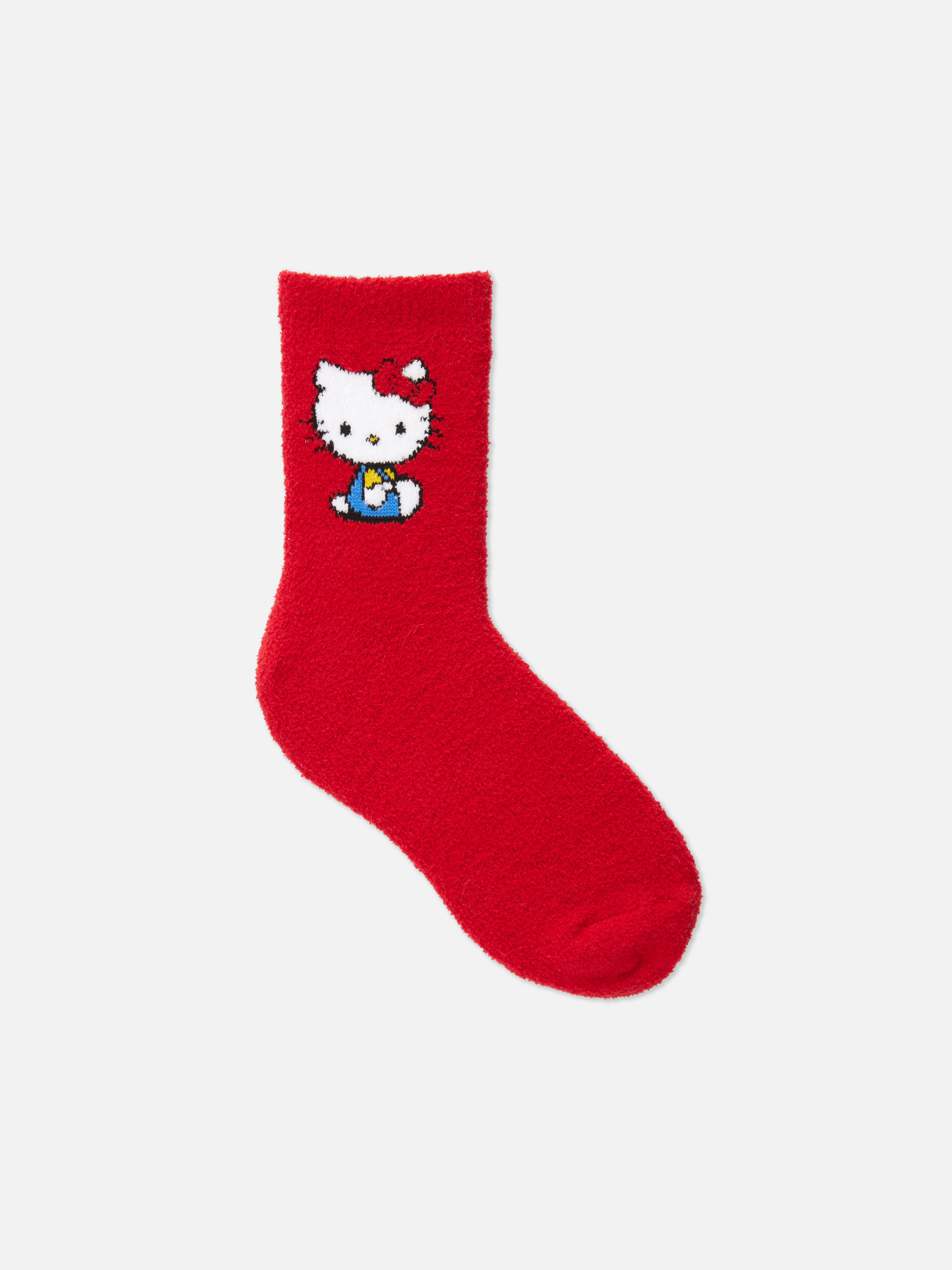 Șosete călduroase Hello Kitty O pereche de șosete călduroase cu un design Hello Kitty