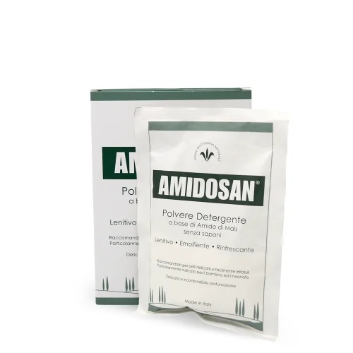 AMIDOSAN Amidosan verzachtend reinigingspoeder 7 sachets verzachtend verfrissend