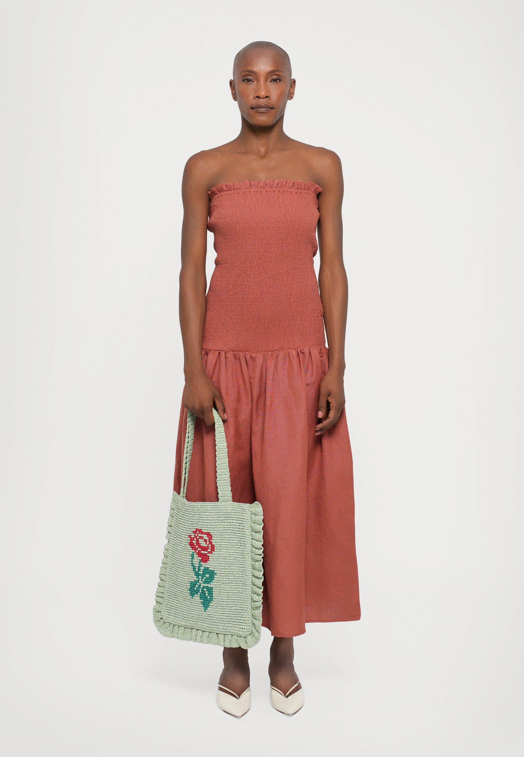 Loeffler Randall JUSTINE - Borsa tote - menta/rosso/verde
