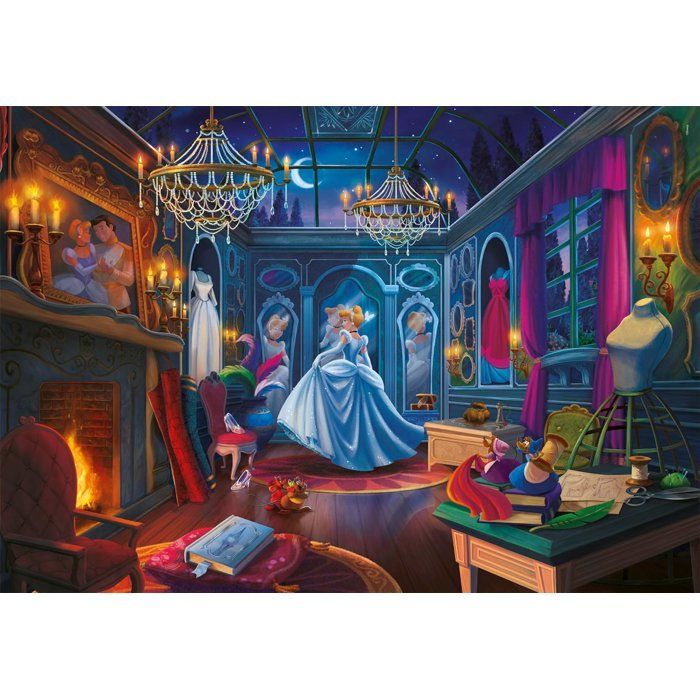 CLEMENTONI - Ever After - Puzzles 500 pièces - Disney Princesses - Jasmine