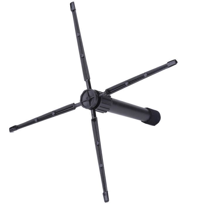 Soporte para flauta, soporte de metal plegable y portátil para flauta, accesorio para flauta/oboe/clarinete, soporte 4