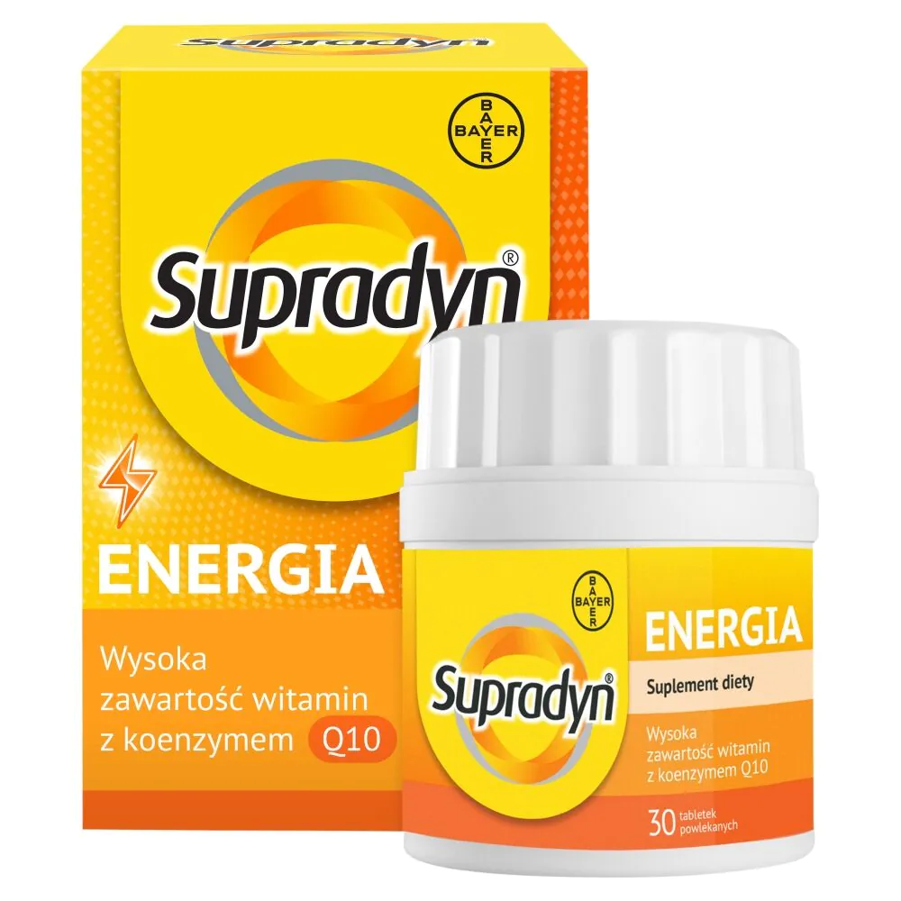 Supradyn Energia, Zestaw witamin i minerałów, Tabletki