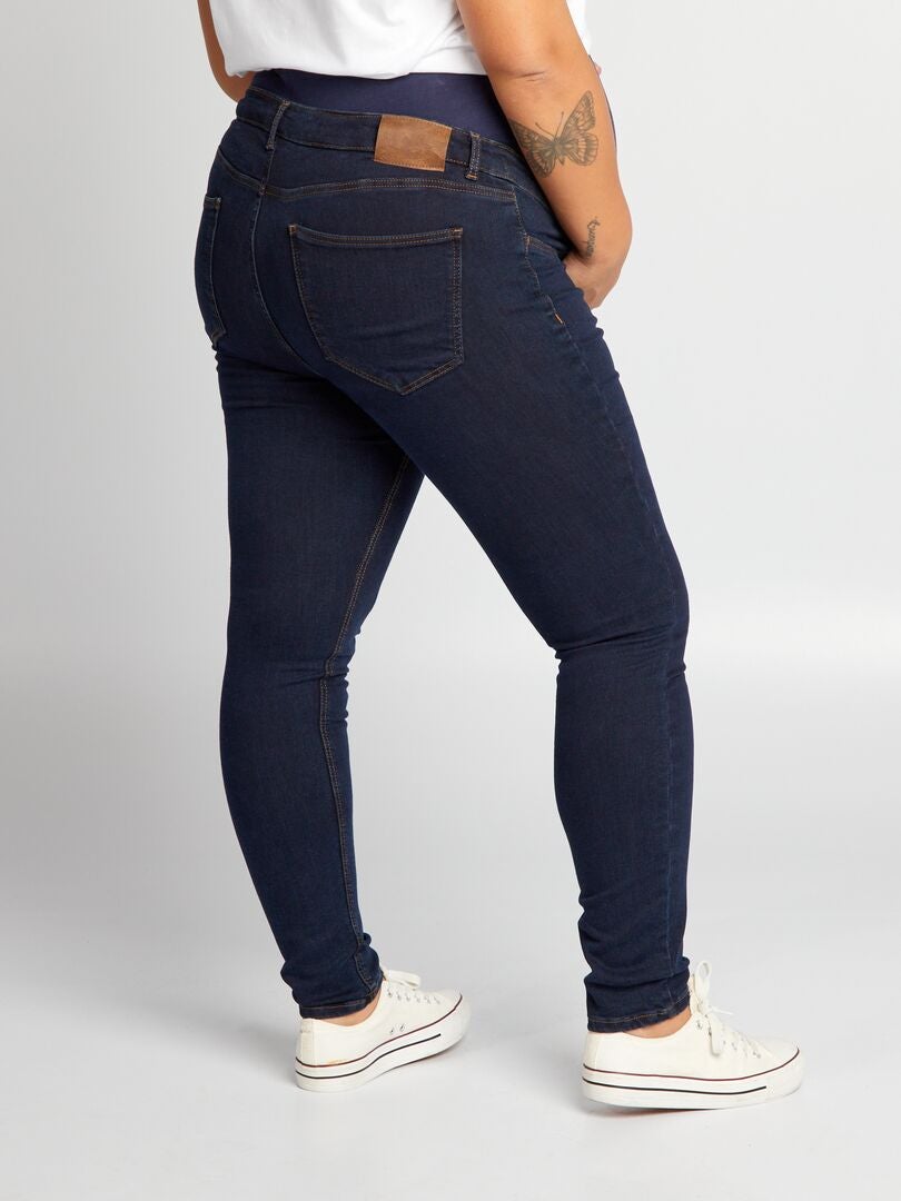 Nauwe zwangerschapsjeans - BLAUW