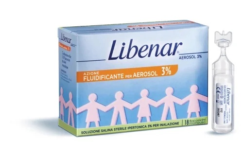 LIBENAR Libenar 18F Aerosol Solución salina hipertónica al 3%