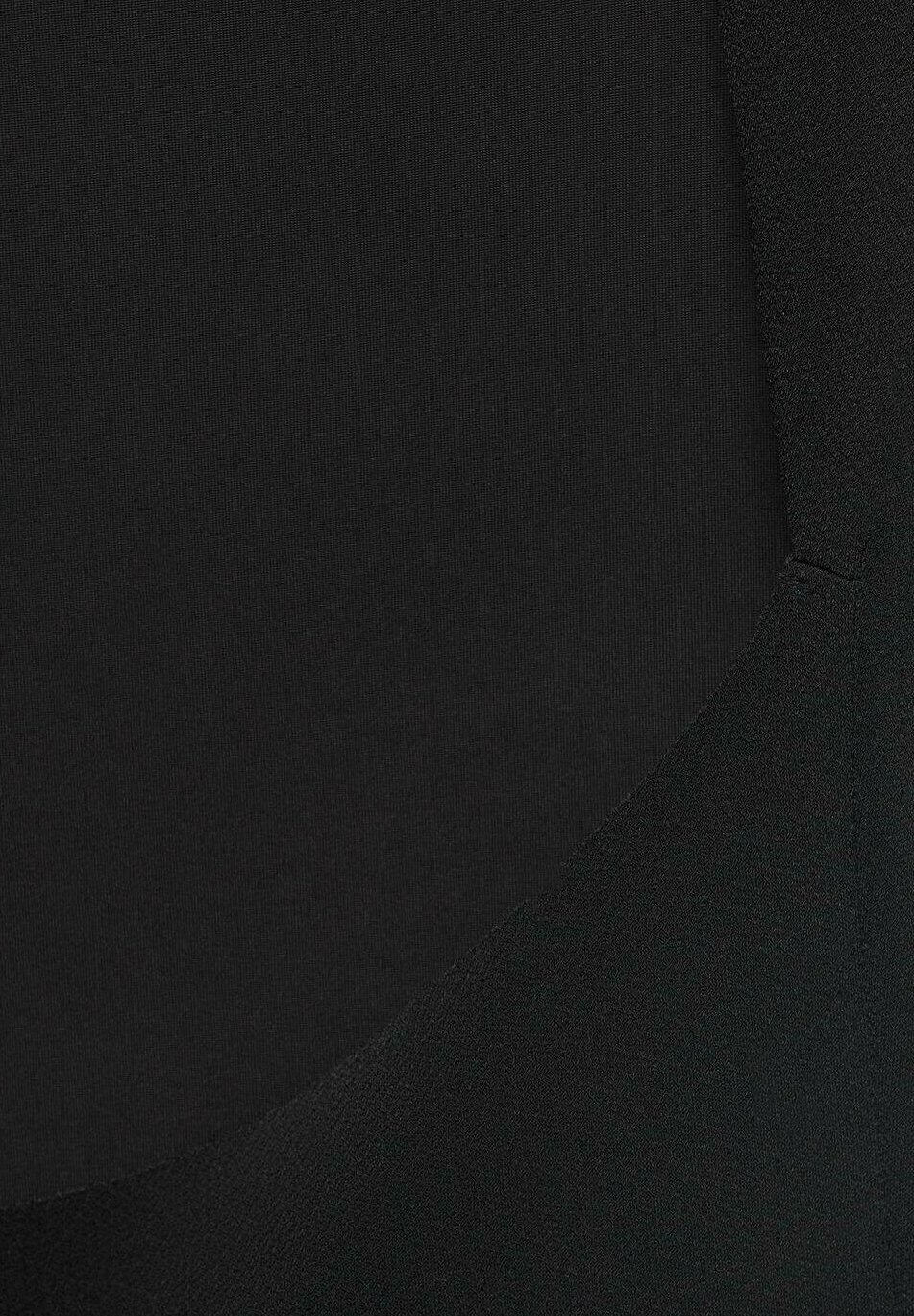 Mango jurk met open rug - Rechte jurk - zwart