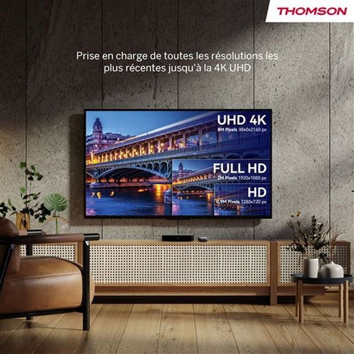 Passerelle multimédia Thomson 145G Stick 4K avec Google TV