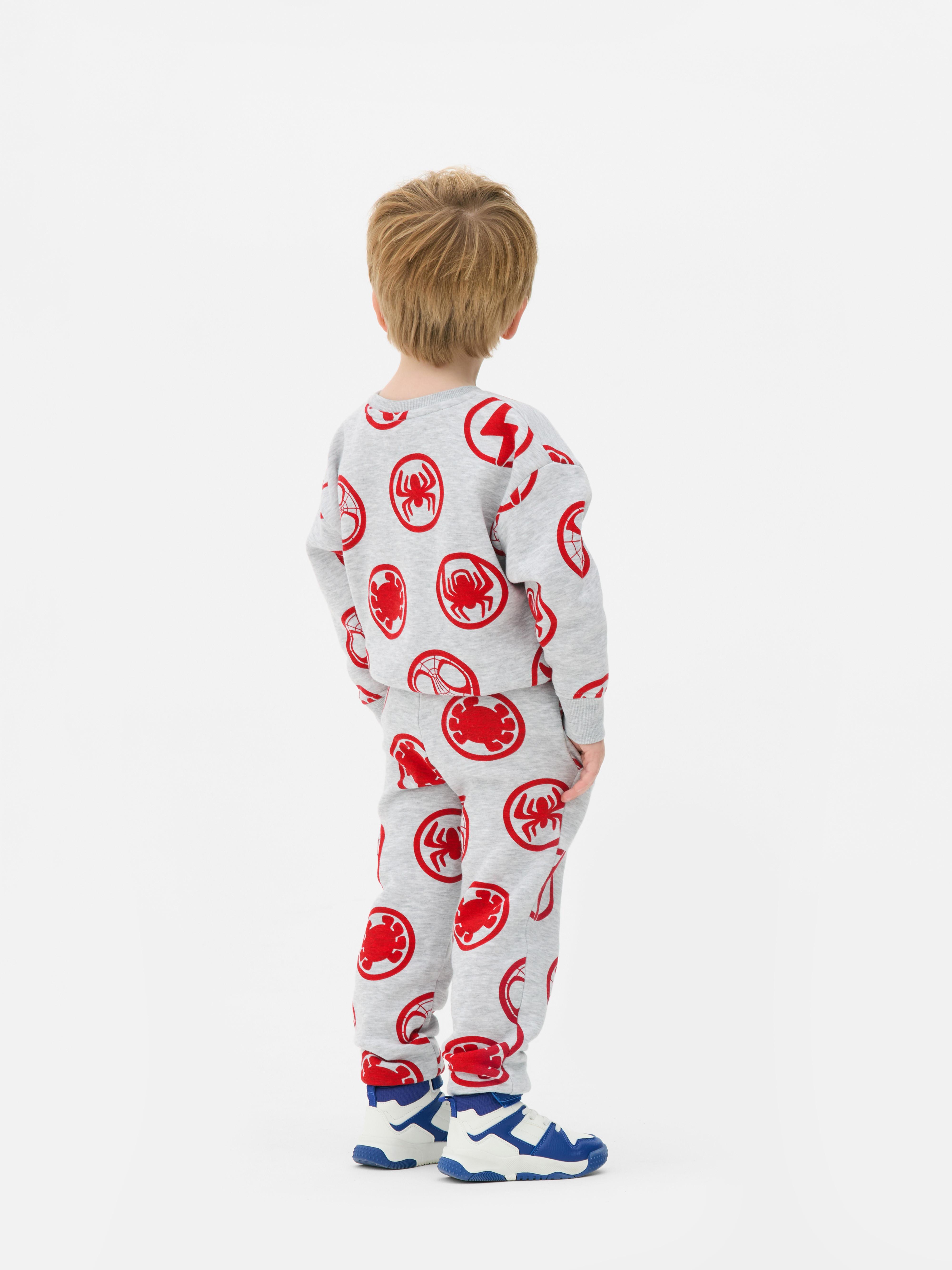 Hanorac și pantaloni de trening MARVEL Spider-Man and Friends Set format din hanorac cu imprimeu Spidey și pantaloni de trening cu manșete la gleznă