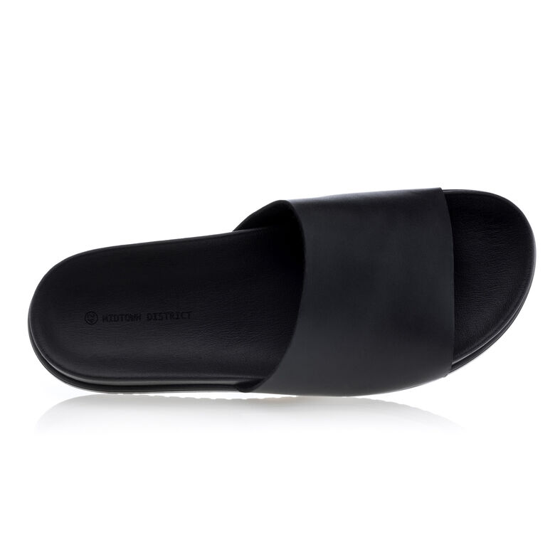  Svarta sandaler / skor med öppen tå för män