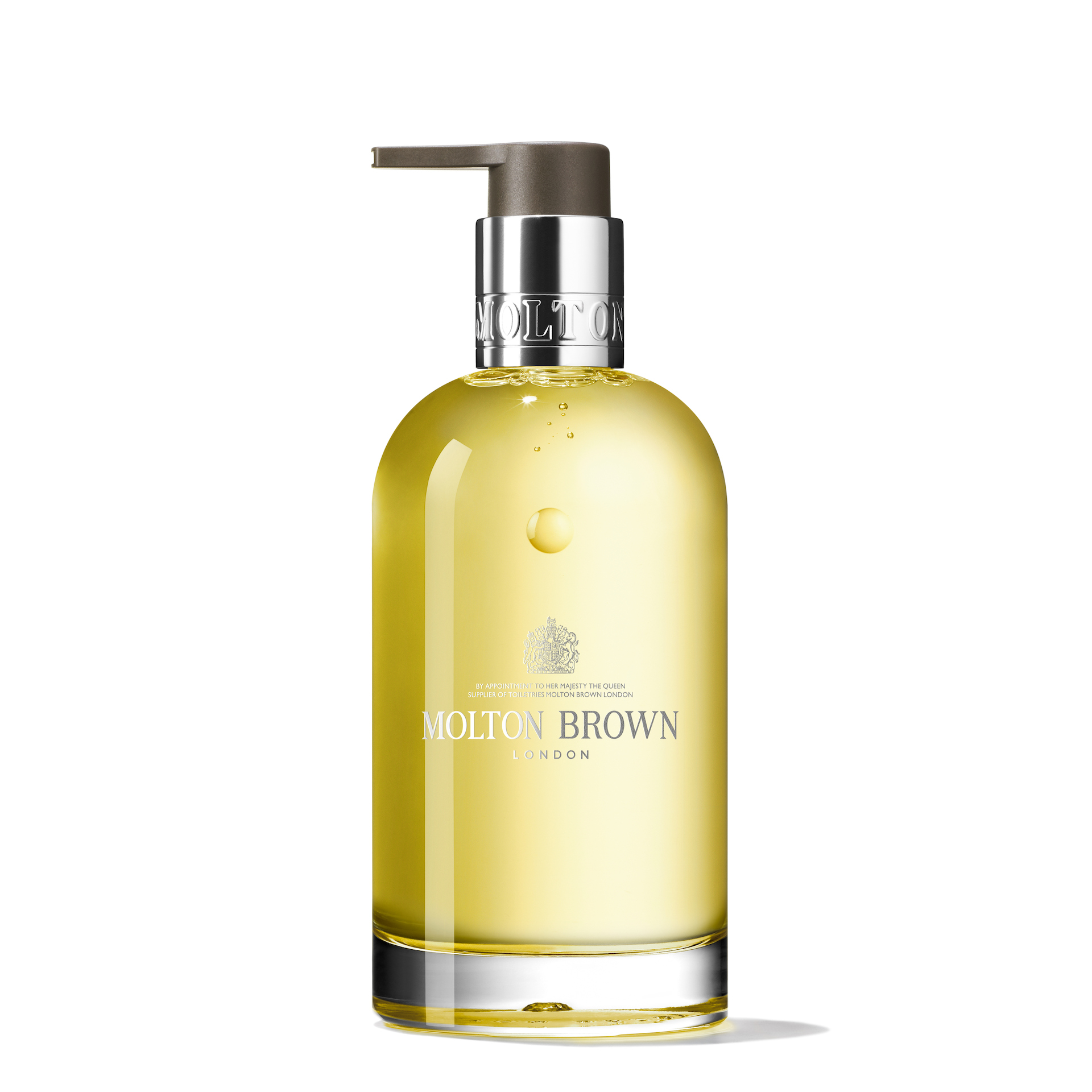 Sapun lichid fin pentru mâini, portocale și bergamotă, sticlă de sticlă 200 ml - Molton Brown