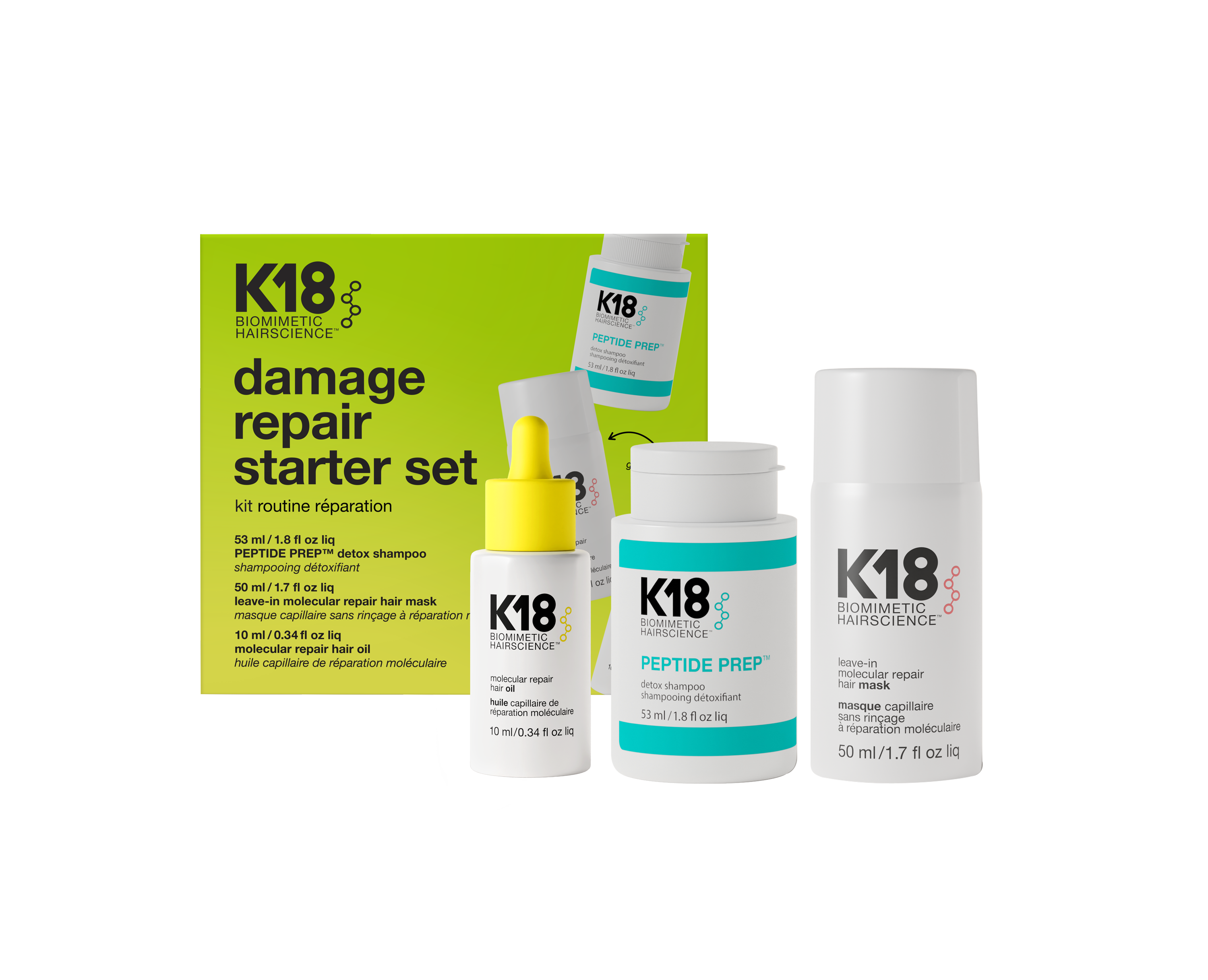 Kit de démarrage de réparation des dommages K18