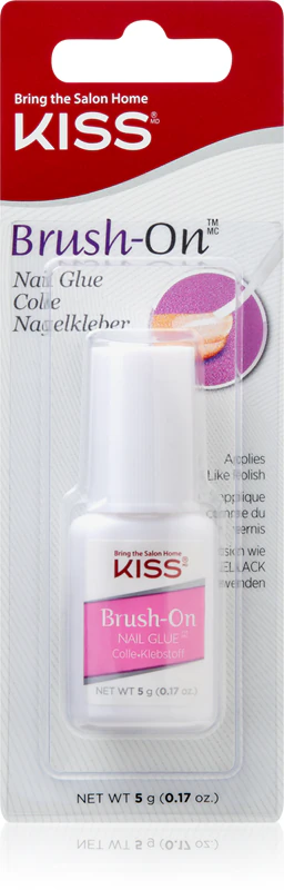 Cola para unhas KISS Brush-On