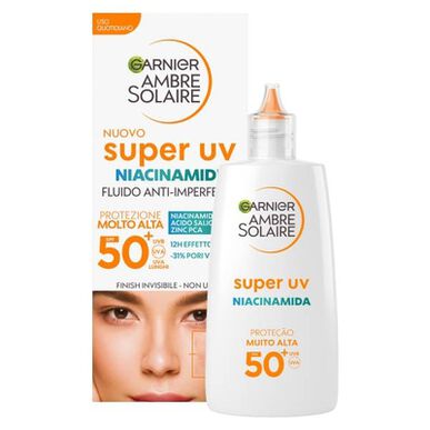 Garnier Ambre Solaire Super UV Fluid Facial Sunscreen SPF50 40 ml